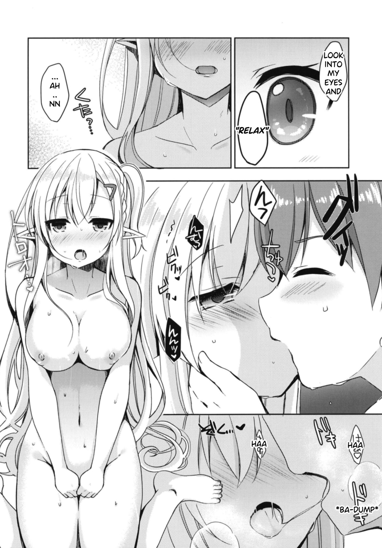 Hentai Manga Comic-I Tried To Erotically Hypnotize Elf Senpai Who I Admire-Read-9